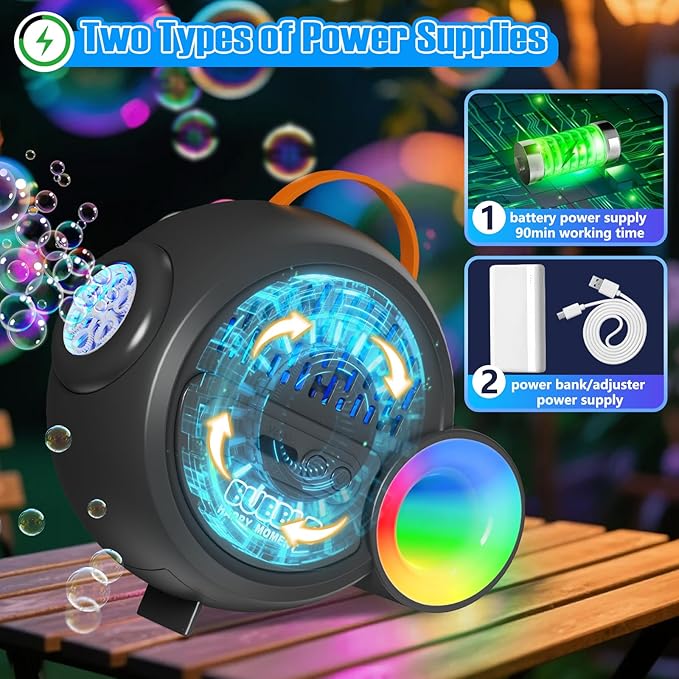 Bubble Machine for Kids Toddlers, Automatic Bubble Maker - Image 4