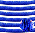 6 Pack 10 Ft Blue Foil Fringe Garland Metallic Streamers Tinsel Banner Wall by LANTIANCHEN