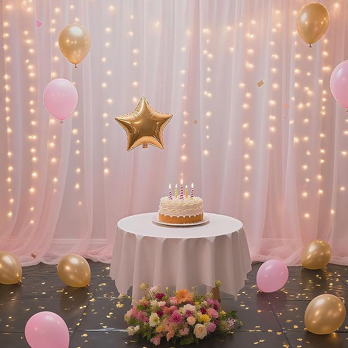 10×8ft Tulle Backdrop Curtains - Image 6