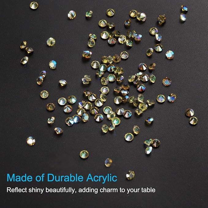 PATIKIL 14000Pcs Wedding Table Scatter Confetti Crystals 3mm Acrylic Diamonds - Image 3