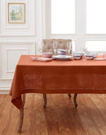 Solino Home Linen Cinnamon Tablecloth 60 x 120 Inch by SolinoHome