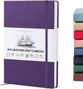 Beechmore Books A4 Sketchbook – 8.5x11 Premium Vegan Leather Bound Large Sketch by BeechmoreBooks