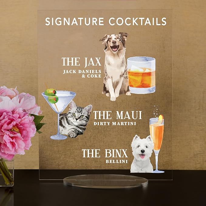 Pet Signature Drink Wedding Signs - Image 2