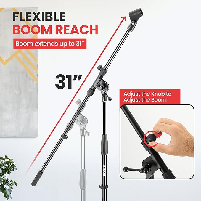 Pyle Universal Tripod Microphone Stand - Image 2