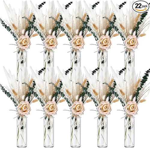 10 Set Dried Pampas Grass Centerpiece by Qinyoung