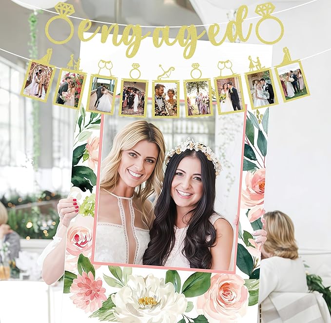 Pre-Strung Engaged Photo Banner - Image 8