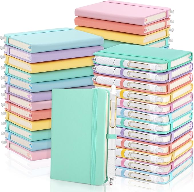 Aneco 50 Sets Pocket Notebook Journals by Aneco