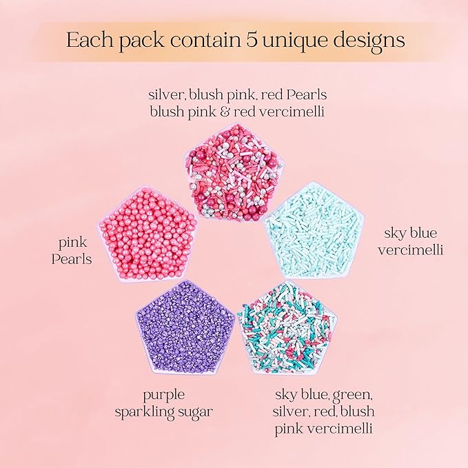 Confect Unicorn Party Sprinkles – Edible Cake Decorating Mix - Image 2