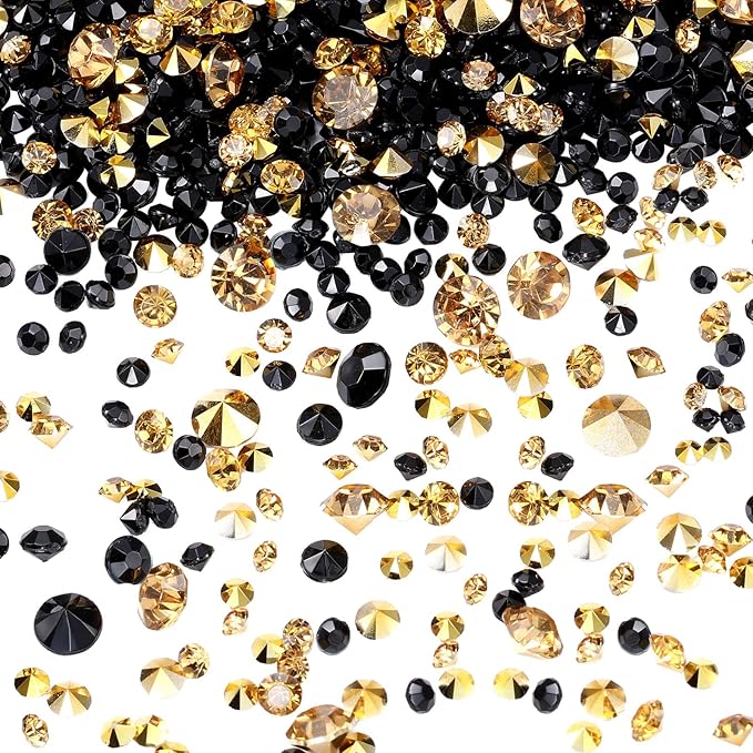 10000 Clear Wedding Table Scatter Confetti Crystals Acrylic Diamonds Rhinestones by Bememo