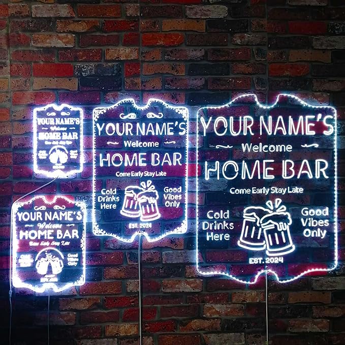 ADVPRO Personalized Your Name Home Bar RGB Dynamic Glam LED Sign - Image 9