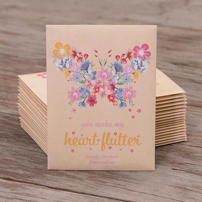 Make Your Heart Flutter 25 Bird and Butterfly Wildflower Seed Packets - Image 6