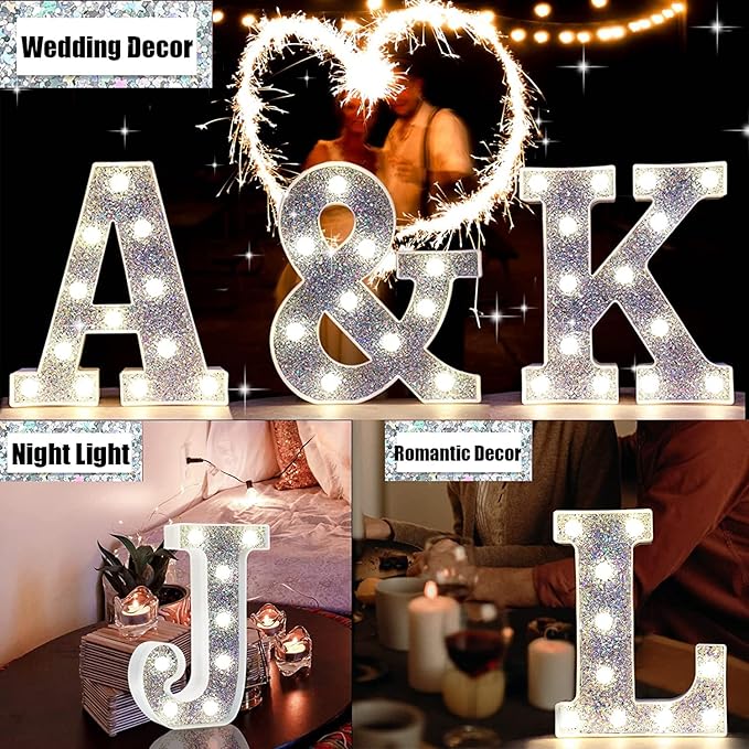 Pooqla Light Up Letters, LED Marquee Letters - Image 2