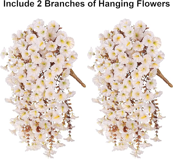 Fake Mums Artificial Fall Hanging Flowers - Image 5