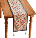 patdrea Designer Vintage Bright Farmhouse Linen Table Runner 71 Inch Long by Welcometopatdrea