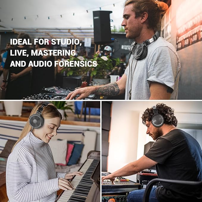 OneOdio Wired Over Ear Headphones Studio Monitor & Mixing DJ Stereo Headsets - Image 6