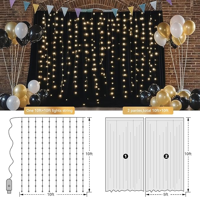 10×10ft Tulle Backdrop Curtains - Image 3