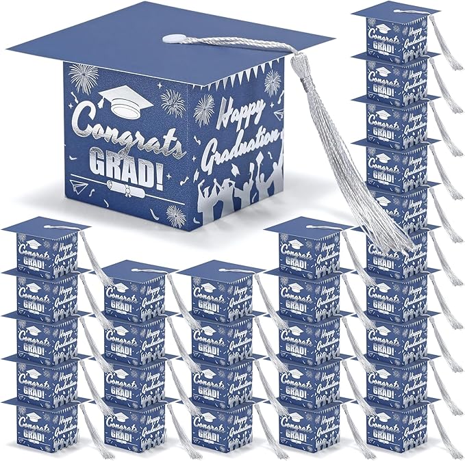 COTOPHER 36 Pack Mini Graduation Cap Gift Boxes by COTOPHER
