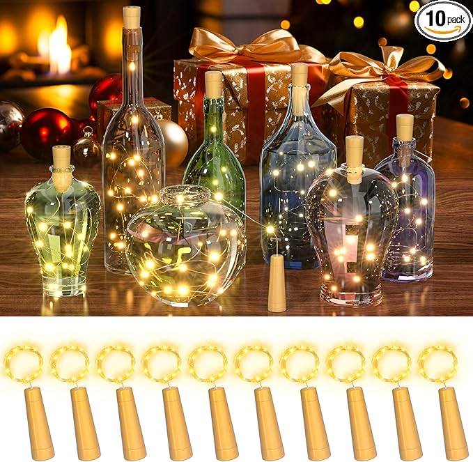PChero Wine Bottle Cork Lights by PChero