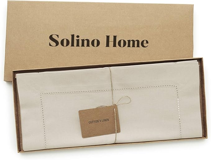 Solino Home Cotton Linen Table Runner 72 Inches Long - Image 5