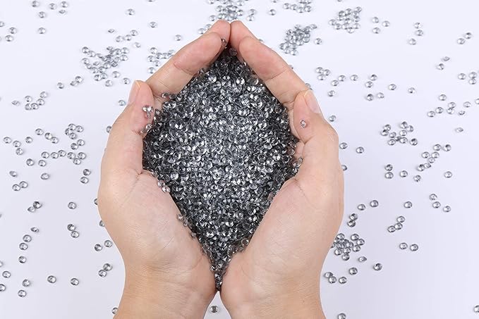 10000 pcs/Pack Wedding Table Scatter Confetti Crystals Acrylic Diamonds Vase - Image 3