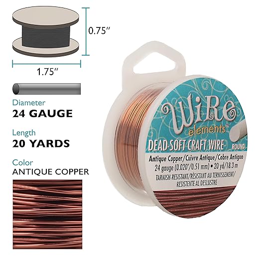 The Beadsmith Wire Elements Craft Wire – Tarnish Resistant, Soft Temper - Image 2
