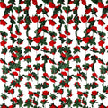 16Pcs 126Ft Red Rose Garland, Fake Rose Hanging Flowers, Artificial Flower Vine by Tisspoms
