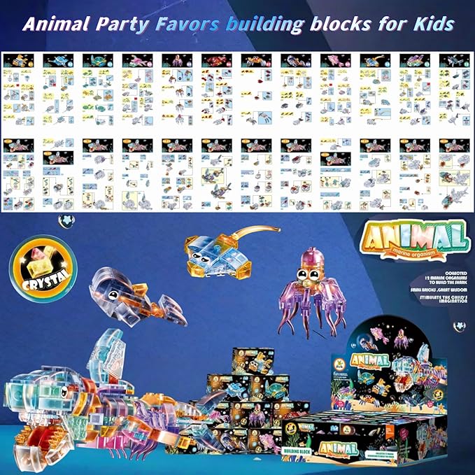 12 Pack Crystal Ocean Animal Party Favors - Image 7