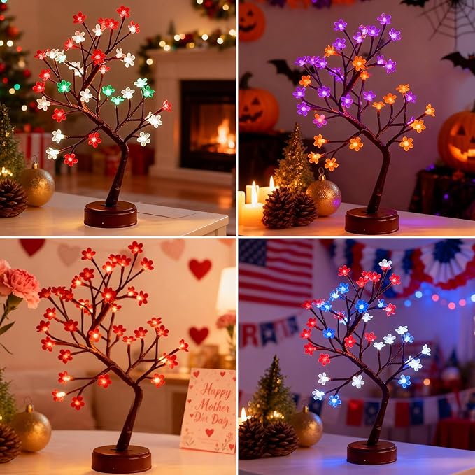 Pooqla RGB Cherry Blossom Tree Light - Image 3