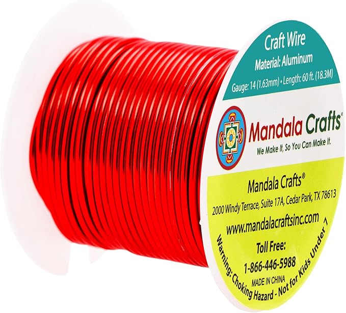 Mandala Crafts 14 Gauge Anodized Aluminum Craft Wire - Image 2