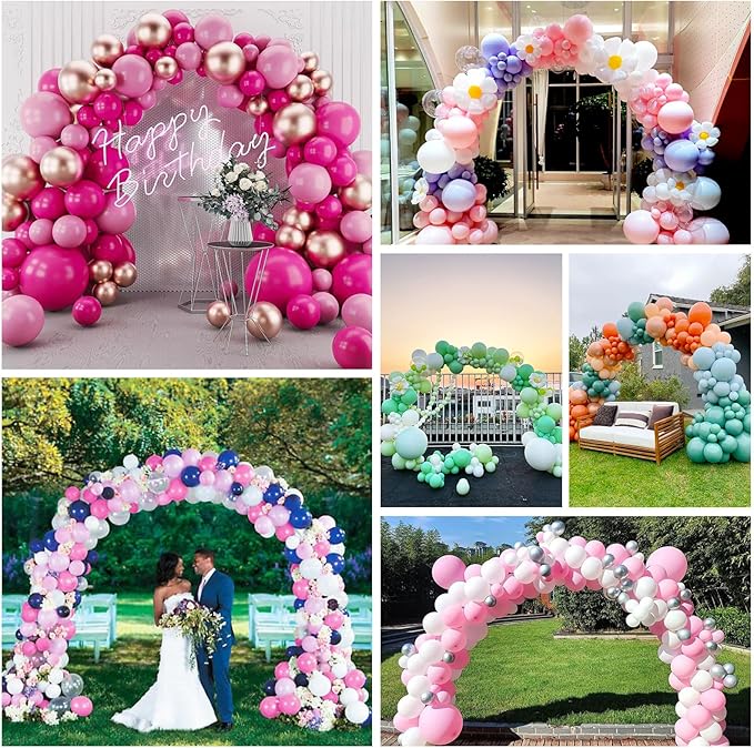 Chamvis Balloon Arch Kit and Electric Balloon Pump, 7.4ft Balloon Arch Stand - Image 4
