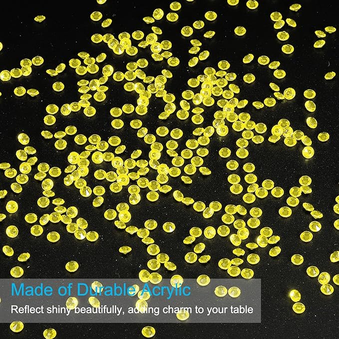 PATIKIL 10000 Pcs Wedding Table Scatter Confetti Crystals 4.5mm Acrylic - Image 3