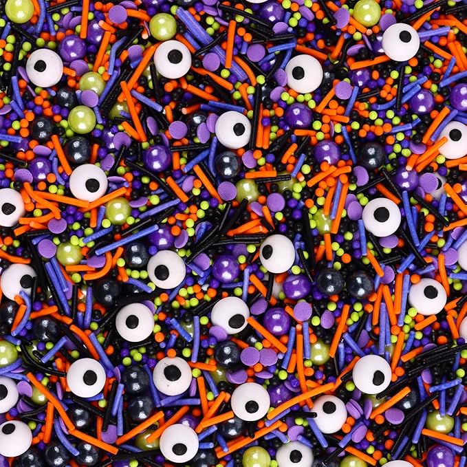 Halloween Sprinkles for Cake Decorating 7ounce, Eyeball Sprinkles for Halloween - Image 5