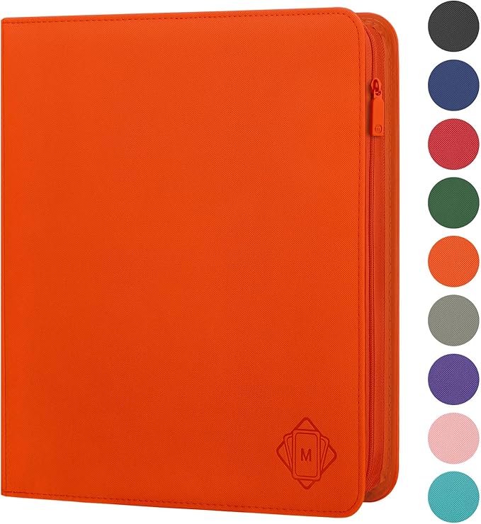 Premium Card Binder 12 Pocket for 720 Pockets Trading Card Binder, PU Zipper - Image 2