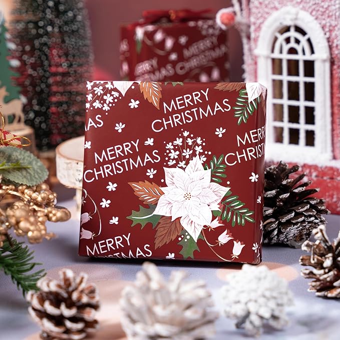 LeZakaa Christmas Wrapping Paper Roll - Image 3