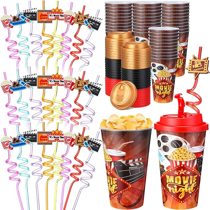 Yungyan 16 Sets Movie Night Party Favors Goodie Cups by Yungyan