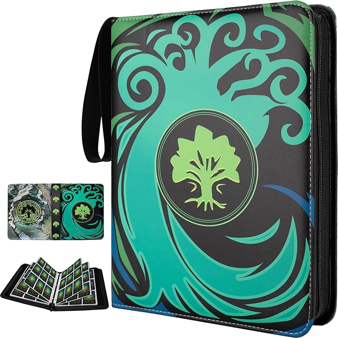 9 Pocket Card Binder for MTG/YGO/PTCG/Game Cards, Holds 900 Cards, Premium Card by HOME