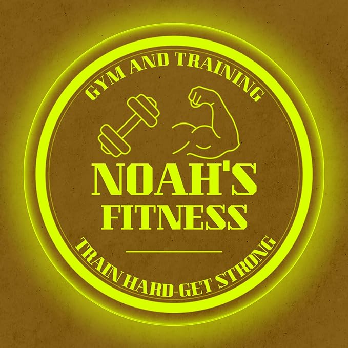 Custom Gym LED Sign – Personalized Color Changing Acrylic Wall Decor - Image 7