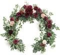 Ling's Moment Flower Garland - 6FT Eucalyptus & Rose - Sweetheart Table Decor by LingsMoment