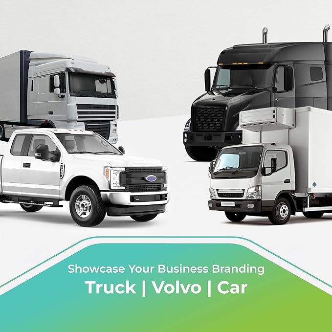Custom USDOT Truck Decal, Company Name & Registration Stickers, Vinyl Lettering - Image 7