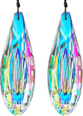 HDCRYSTALGIFTS 2pcs 120mm/5'' Large Crystal Prisms Suncatcher by HDCRYSTALGIFTS