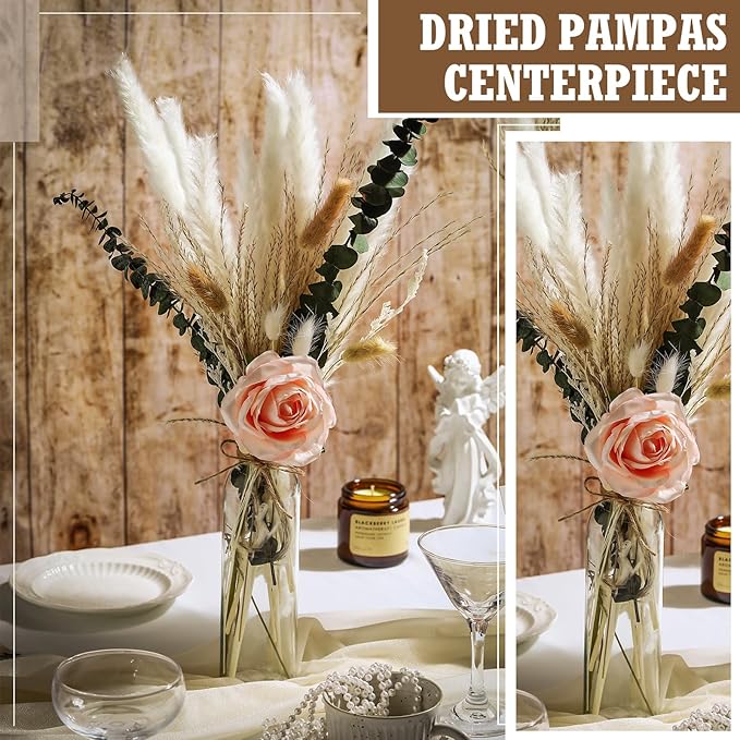 10 Set Dried Pampas Grass Centerpiece - Image 4