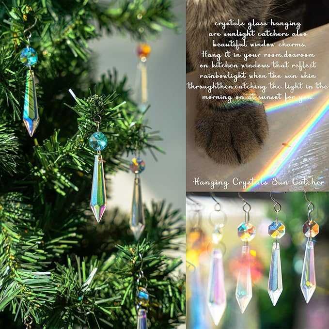 25pcs 55mm Colored Crystals for Chandeliers - Image 4
