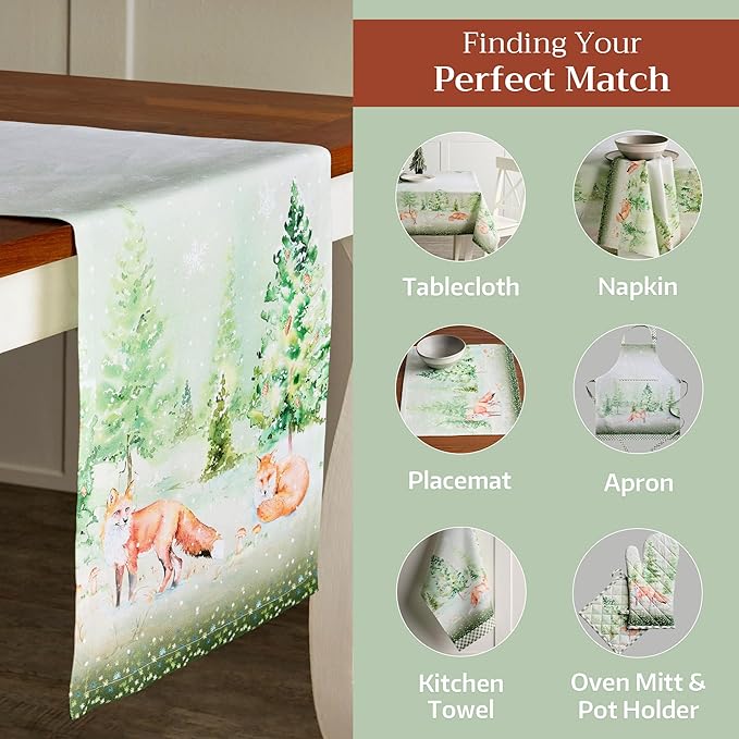 Maison d' Hermine Table Runner 100% Cotton Double Layer Table Runners 72 inches - Image 5