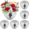 Luditek 6 Pcs Disco Ball Vases, Table Centerpieces by Luditek
