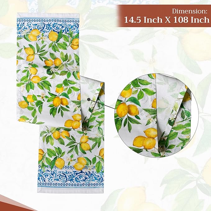 Maison d' Hermine Table Runner 100% Cotton Single Layer Table Runners 108 - Image 4