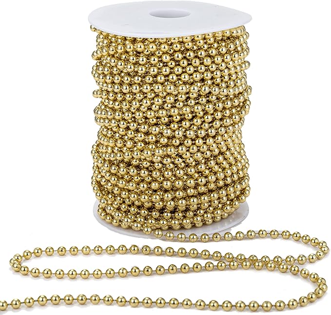 5mm Crafts Faux Pearl Beads Garland Pearl Bead Roll Strand of Pearls to - Image 2