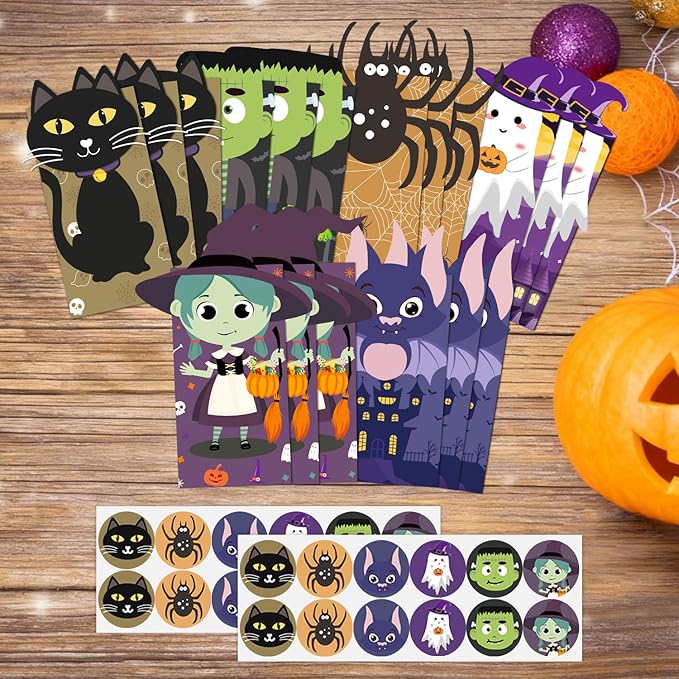 Tikitup Halloween Treat Bags-24pcs Trick or Treat Goody Bags - Image 4