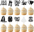 30 Pack Bride to be Cupcake Toppers Glitter Diamond Ring Love I Do Cupcake by YCTHUNFISH