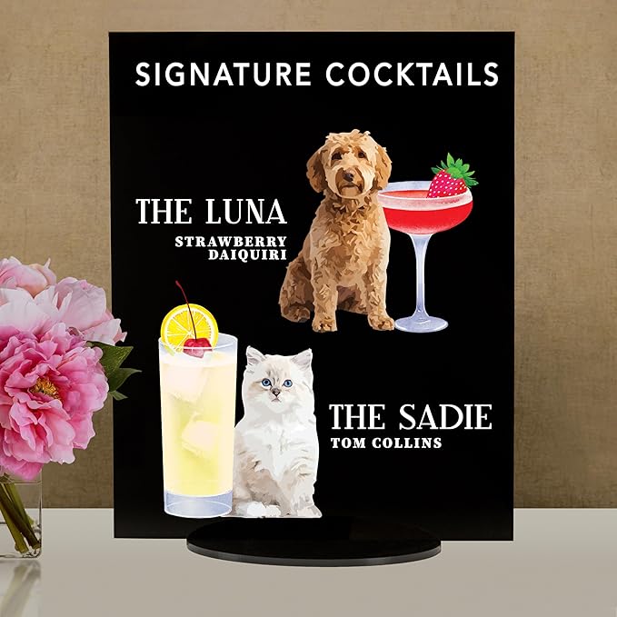 Pet Signature Drink Wedding Signs - Image 2