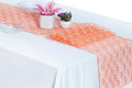 MDS Pack of 10 Wedding 12 x 108 inches Lace Table Runner by MDS